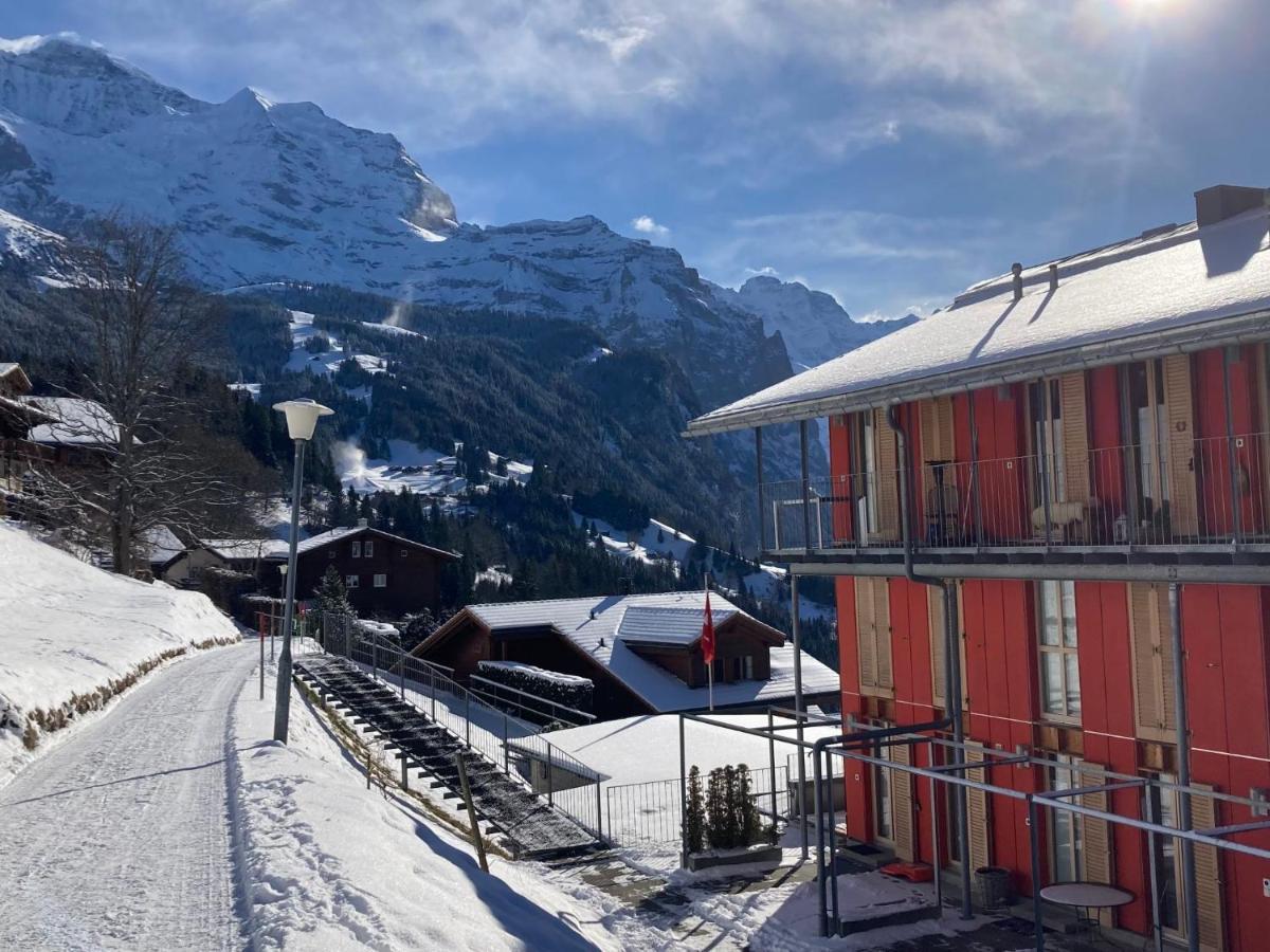 Apartment Schweizerheim-1 Wengen Exterior foto